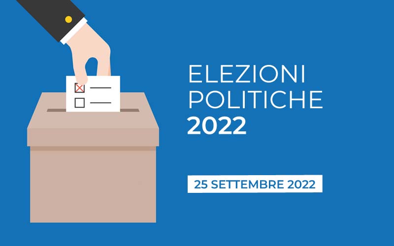 ELEZIONI POLITICHE 2022 - APERTURE STRAORDINARIE PER RILASCIO CERTIFICATI DI ISCRIZIONE NELLE LISTE ELETTORALI